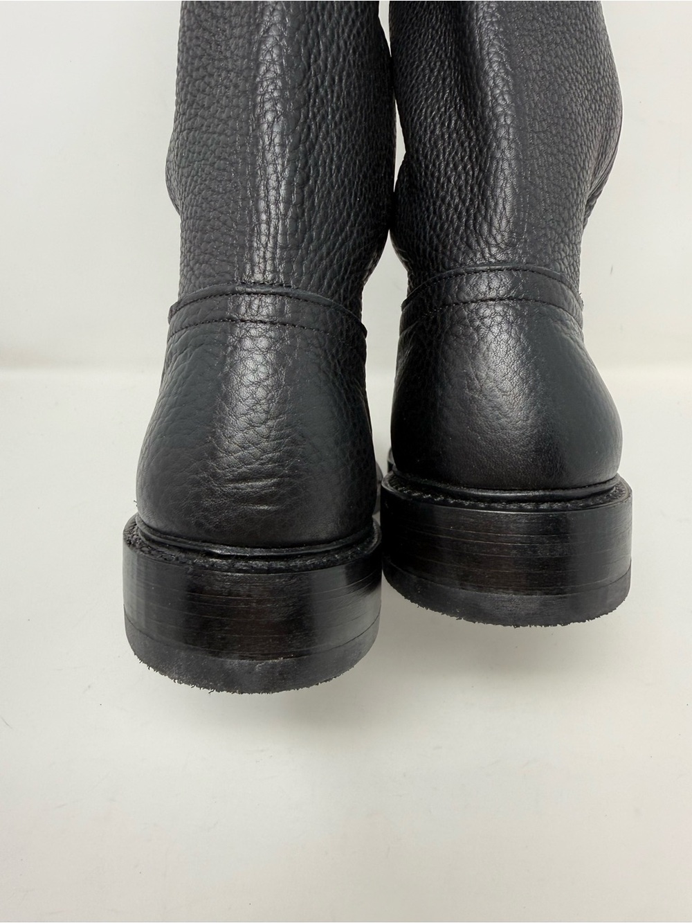 New Allen Edmonds Dallas Leather Roper Boots Black Sz 10 - Picture 5 of 11